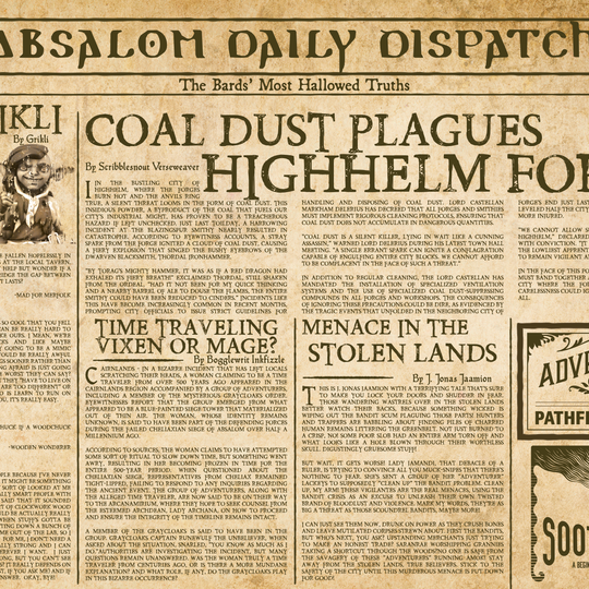 Absalom Daily Dispatch - Issue 3